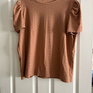 Elegant Brown Women's Top